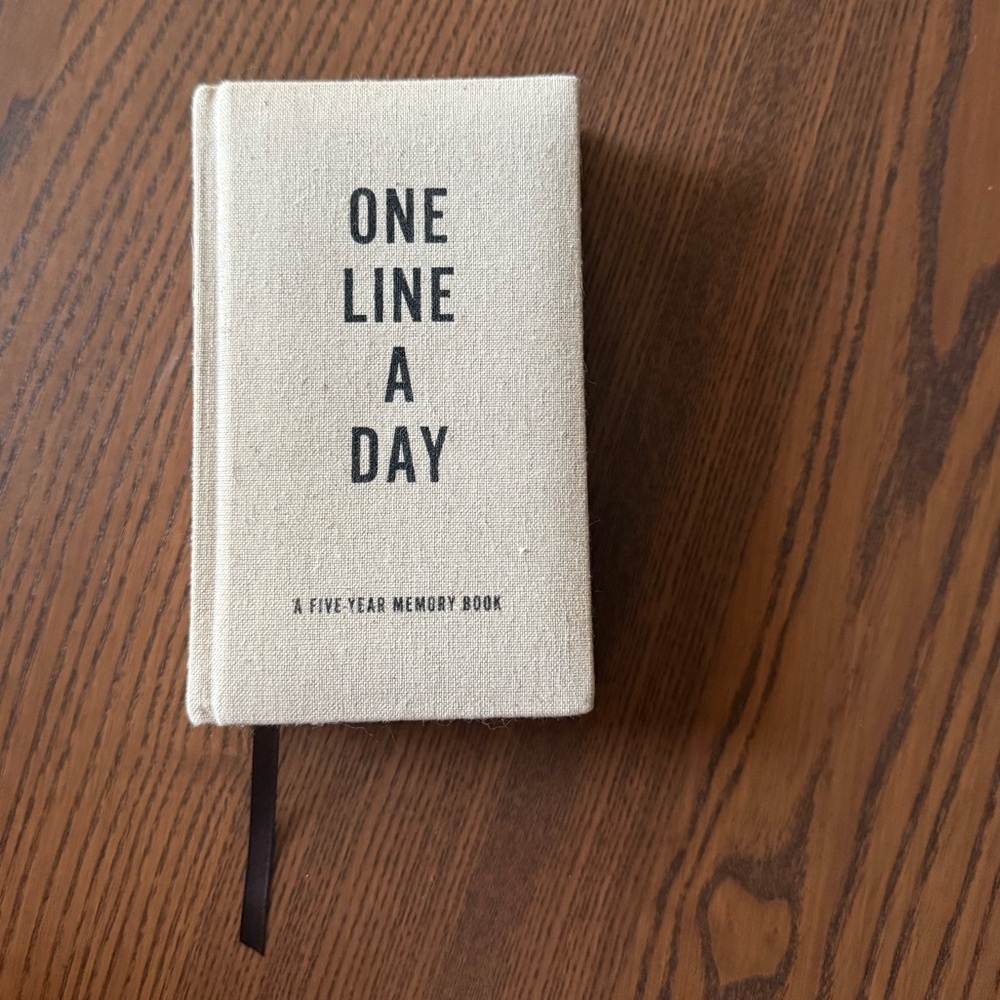 One Line a Day Memory Book